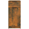 Stella Homewares Desk Cabinet Smoked Oak 33.5x50x75 cm Engineered Wood