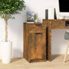 Stella Homewares Desk Cabinet Smoked Oak 33.5x50x75 cm Engineered Wood