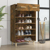 Stella Homewares Shoe Cabinet Smoked Oak 60x35x105 cm Engineered Wood