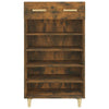 Stella Homewares Shoe Cabinet Smoked Oak 60x35x105 cm Engineered Wood