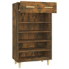 Stella Homewares Shoe Cabinet Smoked Oak 60x35x105 cm Engineered Wood