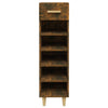Stella Homewares Shoe Cabinet Smoked Oak 30x35x105 cm Engineered Wood