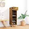 Stella Homewares Shoe Cabinet Smoked Oak 30x35x105 cm Engineered Wood