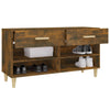Stella Homewares Shoe Cabinet Smoked Oak 102x35x55 cm Engineered Wood