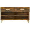 Stella Homewares Shoe Cabinet Smoked Oak 102x35x55 cm Engineered Wood