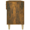 Stella Homewares Shoe Cabinet Smoked Oak 102x35x55 cm Engineered Wood