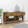 Stella Homewares Shoe Cabinet Smoked Oak 102x35x55 cm Engineered Wood