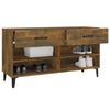 Stella Homewares Shoe Cabinet Smoked Oak 102x35x55 cm Engineered Wood
