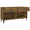 Stella Homewares Shoe Cabinet Smoked Oak 102x35x55 cm Engineered Wood