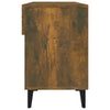 Stella Homewares Shoe Cabinet Smoked Oak 102x35x55 cm Engineered Wood