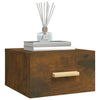 Stella Homewares Wall-mounted Bedside Cabinets 2 pcs Smoked Oak 35x35x20 cm