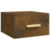 Stella Homewares Wall-mounted Bedside Cabinets 2 pcs Smoked Oak 35x35x20 cm