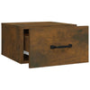Stella Homewares Wall-mounted Bedside Cabinets 2 pcs Smoked Oak 35x35x20 cm