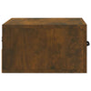 Stella Homewares Wall-mounted Bedside Cabinets 2 pcs Smoked Oak 35x35x20 cm