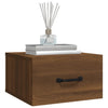 Stella Homewares Wall-mounted Bedside Cabinets 2 pcs Brown Oak 35x35x20 cm