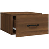 Stella Homewares Wall-mounted Bedside Cabinets 2 pcs Brown Oak 35x35x20 cm