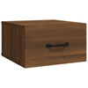 Stella Homewares Wall-mounted Bedside Cabinets 2 pcs Brown Oak 35x35x20 cm