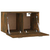 Stella Homewares Wall Cabinet Smoked Oak 60x36.5x35 cm Engineered Wood