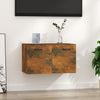 Stella Homewares Wall Cabinet Smoked Oak 60x36.5x35 cm Engineered Wood