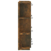 Stella Homewares Mirror Cabinet with LED Smoked Oak 70x16.5x60 cm