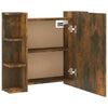 Stella Homewares Mirror Cabinet with LED Smoked Oak 70x16.5x60 cm