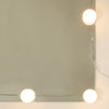 Stella Homewares Mirror Cabinet with LED Smoked Oak 60x31.5x62 cm