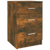 Stella Homewares Bed Cabinet Smoked Oak 40x40x63 cm Engineered Wood