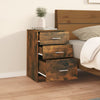 Stella Homewares Bed Cabinet Smoked Oak 40x40x63 cm Engineered Wood