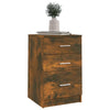 Stella Homewares Bed Cabinet Smoked Oak 40x40x63 cm Engineered Wood