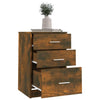 Stella Homewares Bed Cabinet Smoked Oak 40x40x63 cm Engineered Wood