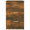 Stella Homewares Bed Cabinet Smoked Oak 40x40x63 cm Engineered Wood