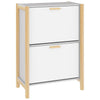 Stella Homewares Shoe Cabinet White 57.5x33x80 cm Engineered Wood