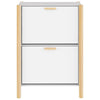 Stella Homewares Shoe Cabinet White 57.5x33x80 cm Engineered Wood