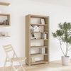 Stella Homewares 6-Tier Bookcase 80x30x170 cm Solid Wood Acacia
