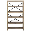 Stella Homewares 5-Tier Bookcase 80x30x140 cm Solid Wood Acacia