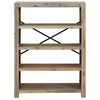 Stella Homewares 4-Tier Bookcase 80x30x110 cm Solid Wood Acacia