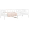 Stella Homewares Day Bed without Mattress White 90x190 cm Solid Wood Pine