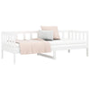 Stella Homewares Day Bed without Mattress White 90x190 cm Solid Wood Pine