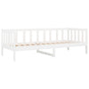Stella Homewares Day Bed without Mattress White 90x190 cm Solid Wood Pine