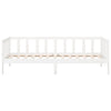 Stella Homewares Day Bed without Mattress White 90x190 cm Solid Wood Pine