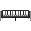 Stella Homewares Day Bed without Mattress Black 90x190 cm Solid Wood Pine
