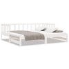 Stella Homewares Pull-out Day Bed without Mattress White 2x(90x190) cm