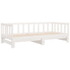 Stella Homewares Pull-out Day Bed without Mattress White 2x(90x190) cm