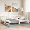 Stella Homewares Pull-out Day Bed without Mattress White 2x(90x190) cm