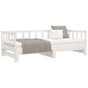 Stella Homewares Pull-out Day Bed without Mattress White 2x(90x190) cm