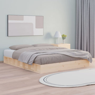 Stella Homewares Bed Frame without Mattress 183x203 cm King Solid Wood