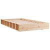 Stella Homewares Bed Frame without Mattress 90x190 cm Solid Wood