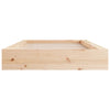 Stella Homewares Bed Frame without Mattress 90x190 cm Solid Wood