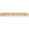 Stella Homewares Bed Frame without Mattress 135x190 cm Solid Wood