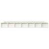 Stella Homewares Bed Frame without Mattress White 135x190 cm Solid Wood